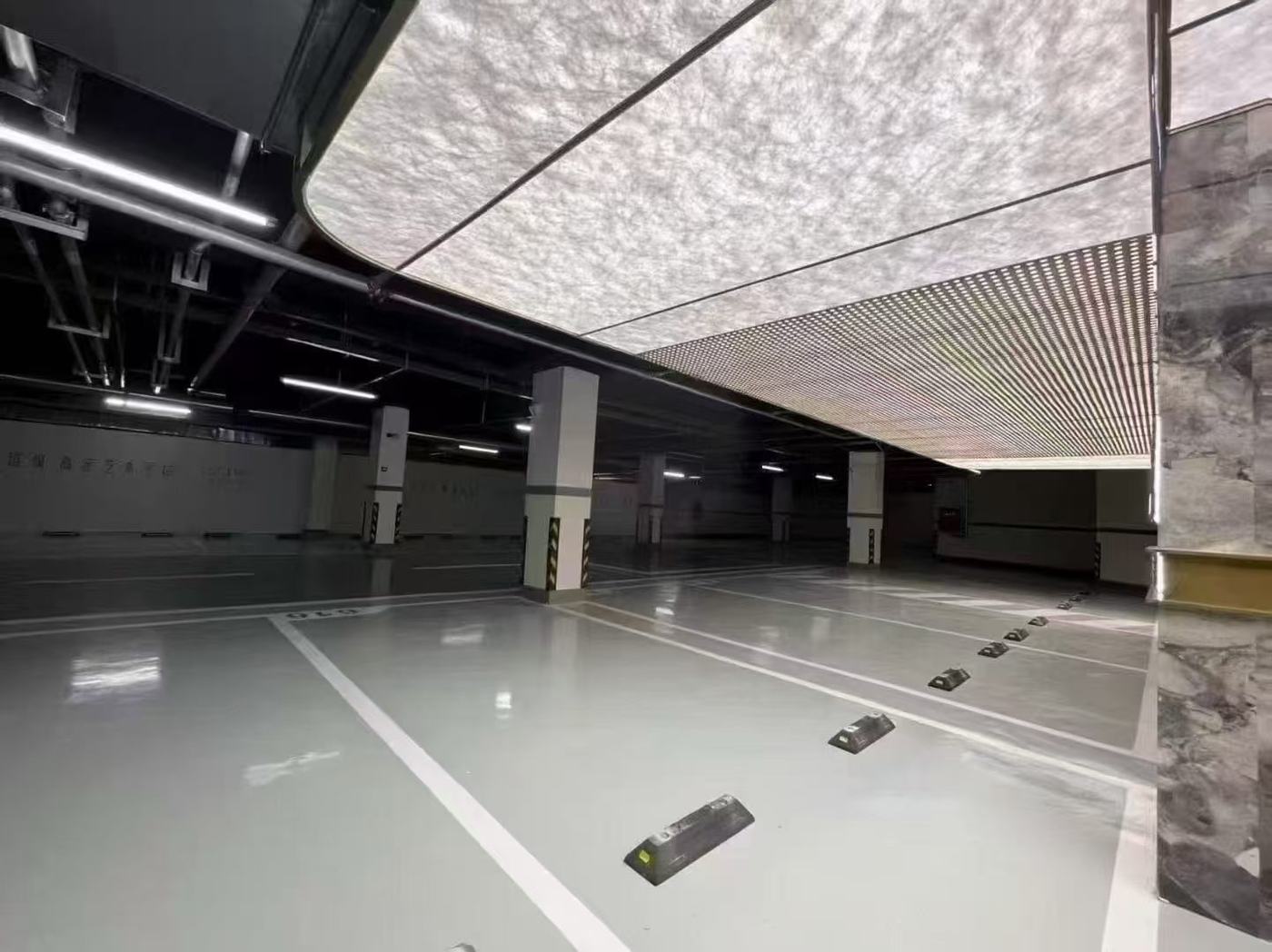 Faux alabaster ceiling panels — Luxury Hotel · Translucent Faux Alabaster Panel Lobby Project by ETERNAL
